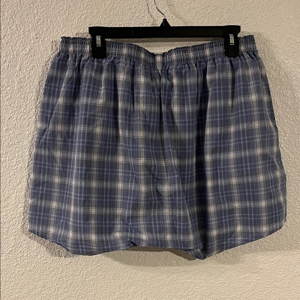 Daniel Cremieux Blue Plaid Boxers - Picture 2 of 5